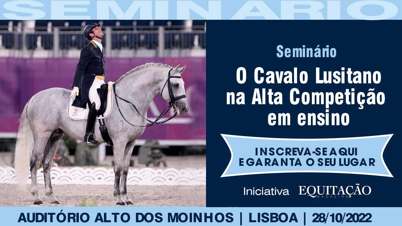 Seminário “O Cavalo Lusitano na Alta Competição em Ensino” agendado para 28 de outubro
