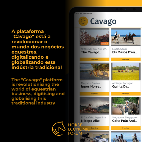 A plataforma “Cavago” está a revolucionar o mundo dos negócios equestres, digitalizando e globalizando esta indústria tradicional