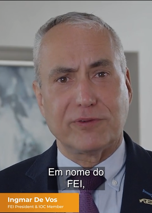 HEF Reference: Ingmar De Vos, Presidente da FEI e Membro do Comité Olímpico Internacional