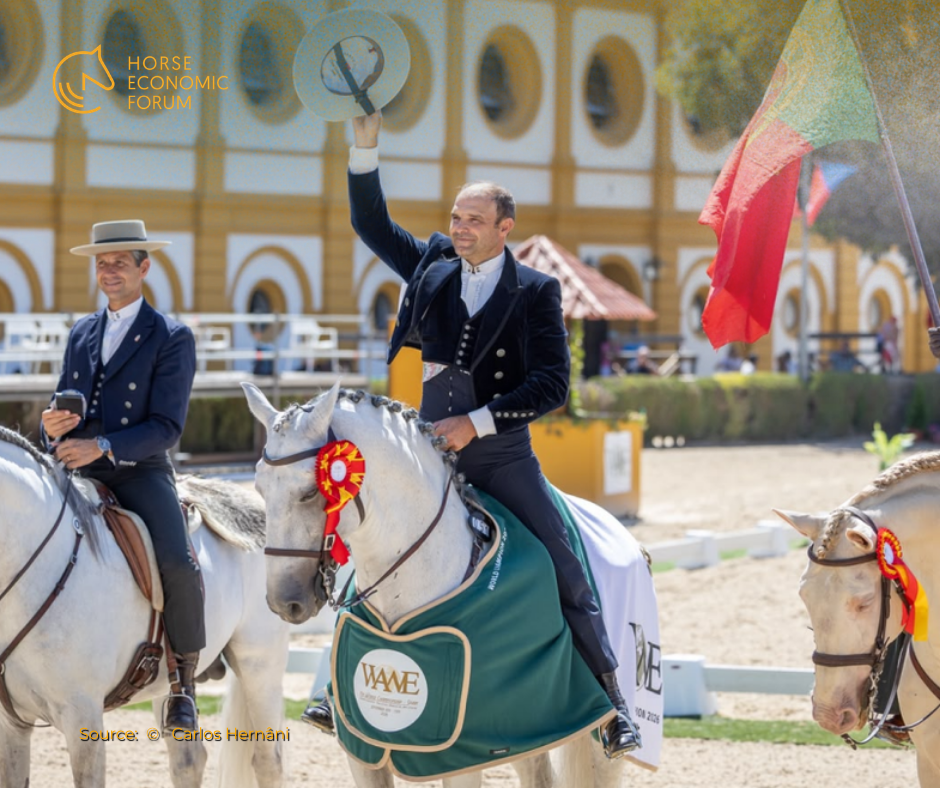 Portugal campeão do mundo: um pódio com valor económico para a fileira equestre